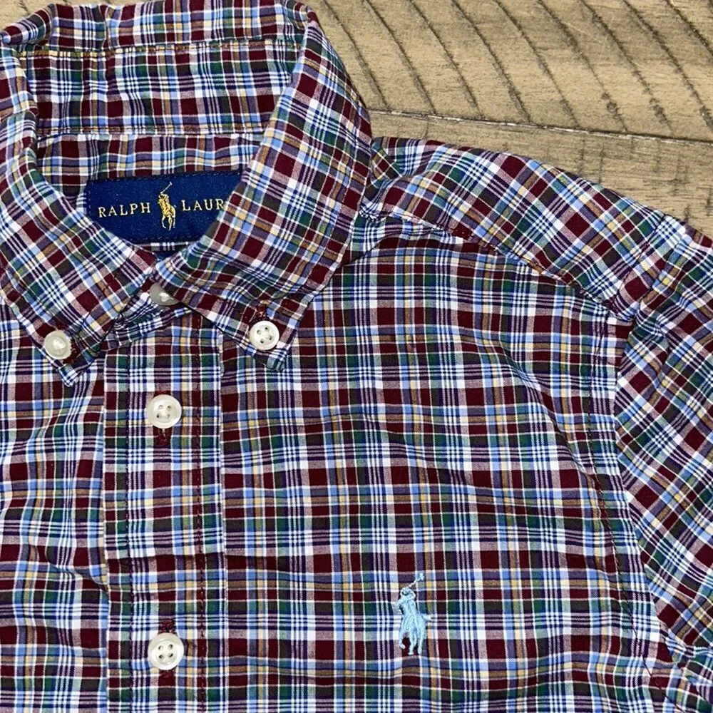 Ralph Lauren 💯 Cotton Natural Stretch Short Sleeve Shirt Unisex